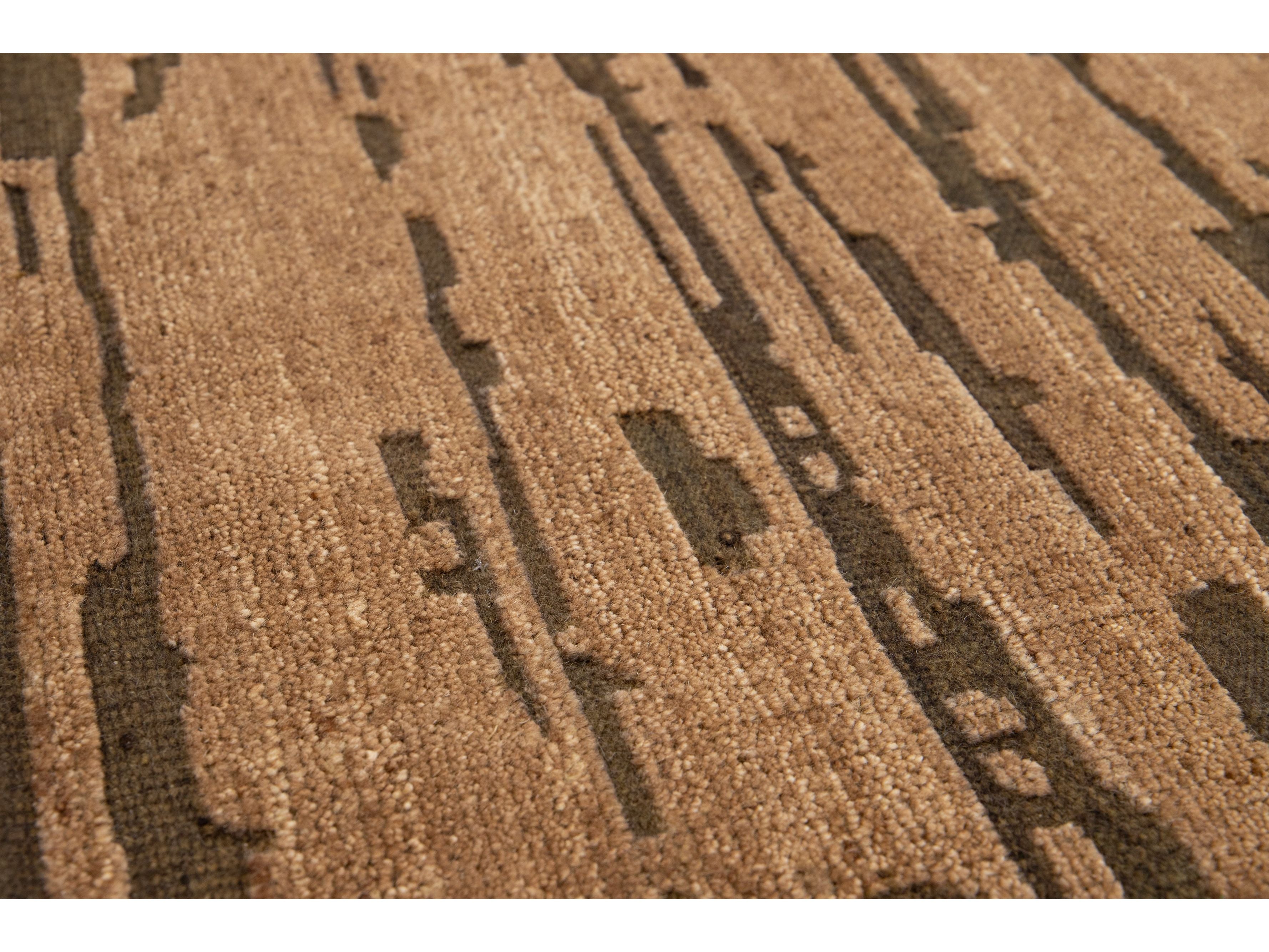 Modern Moroccan Wool Custom Rug