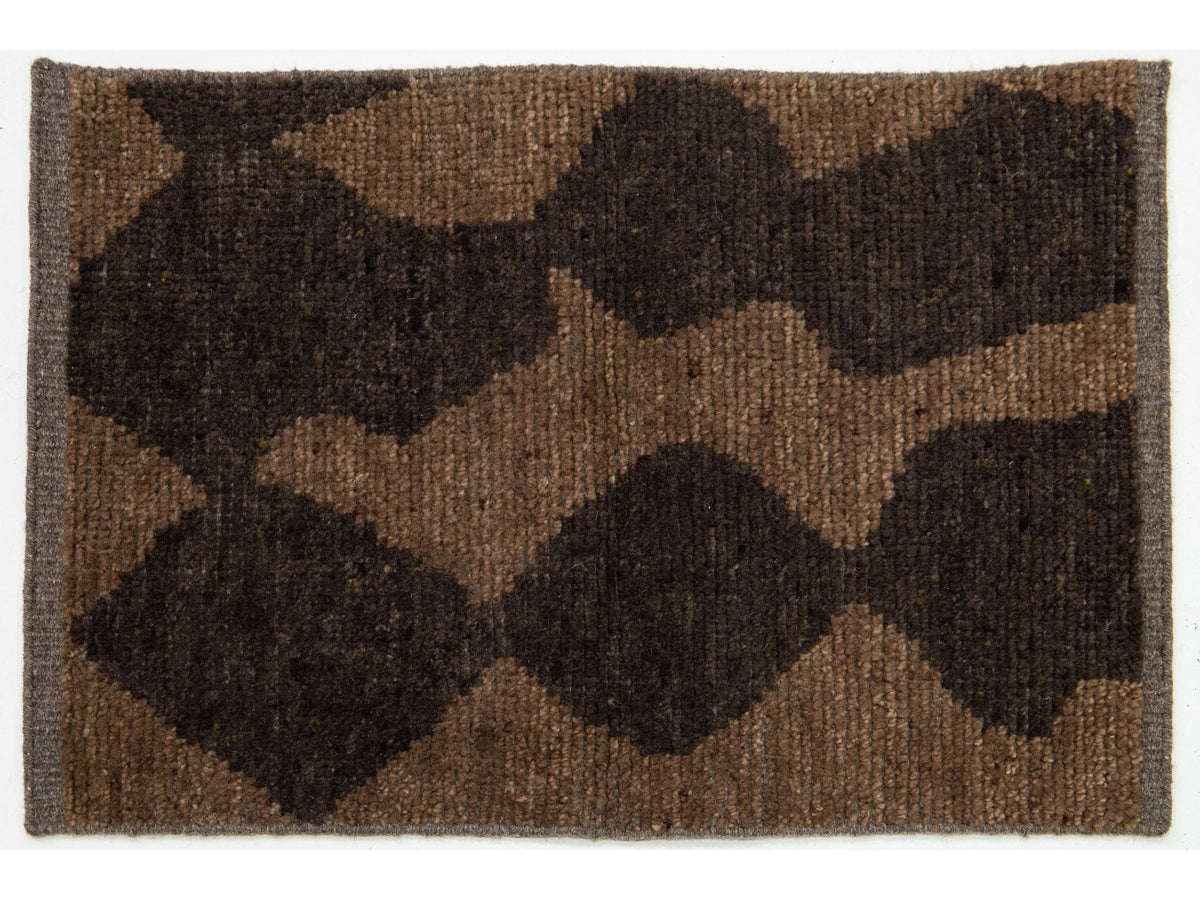 Modern Moroccan Wool Custom Rug