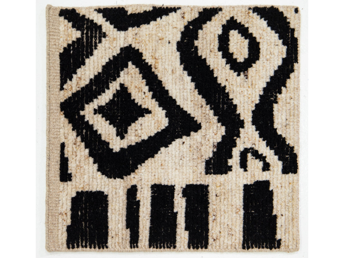 Modern Moroccan Wool Custom Rug