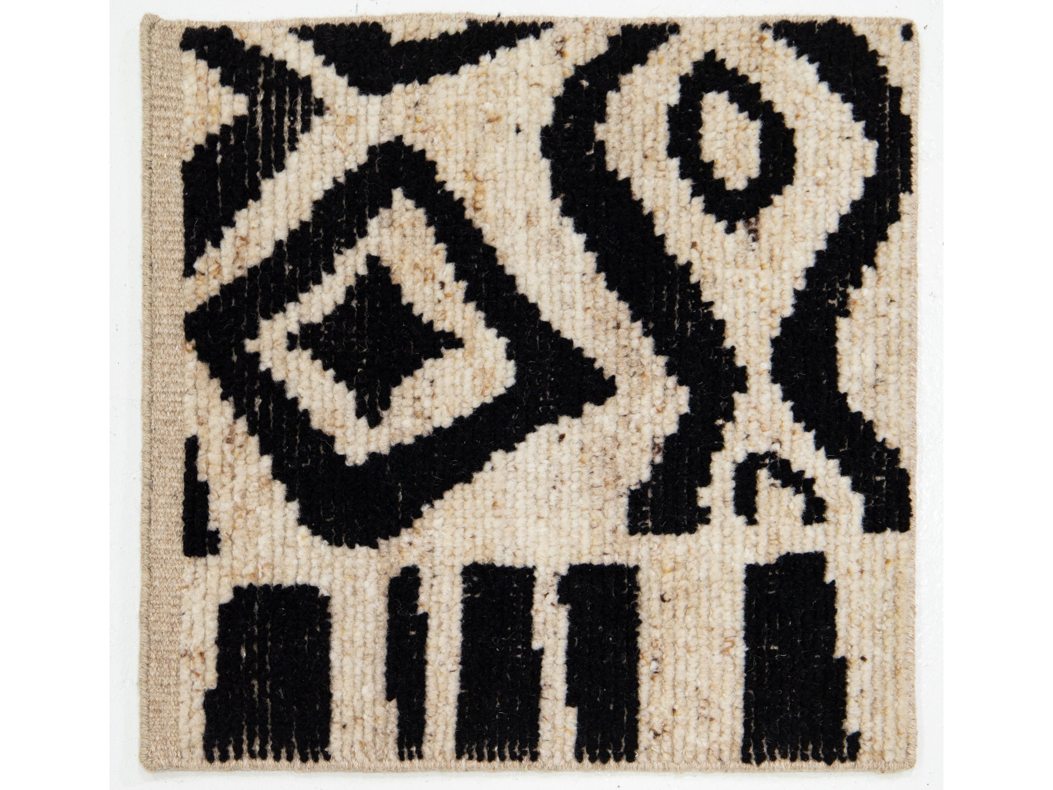 Modern Moroccan Wool Custom Rug