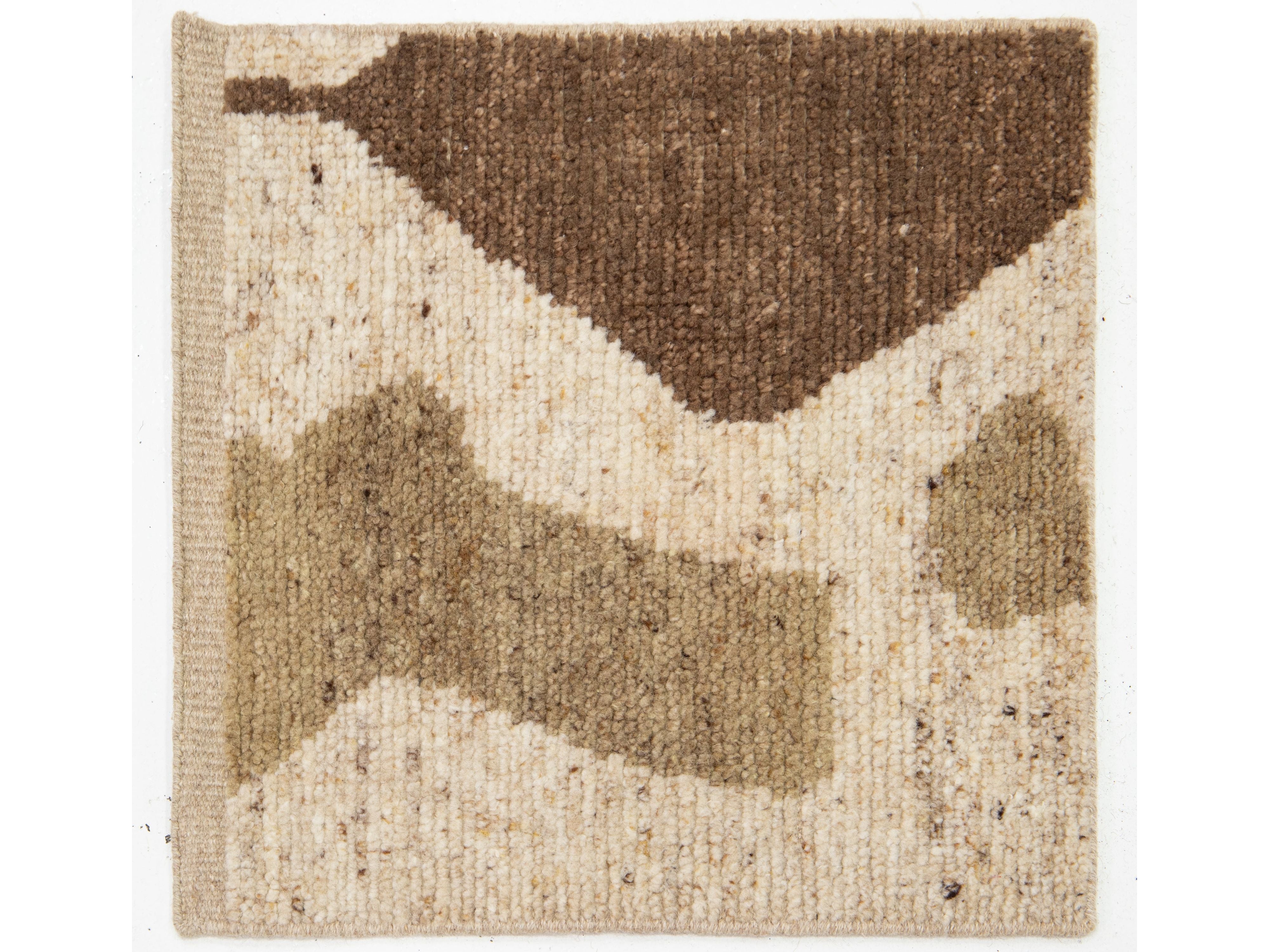 Modern Moroccan Wool Custom Rug
