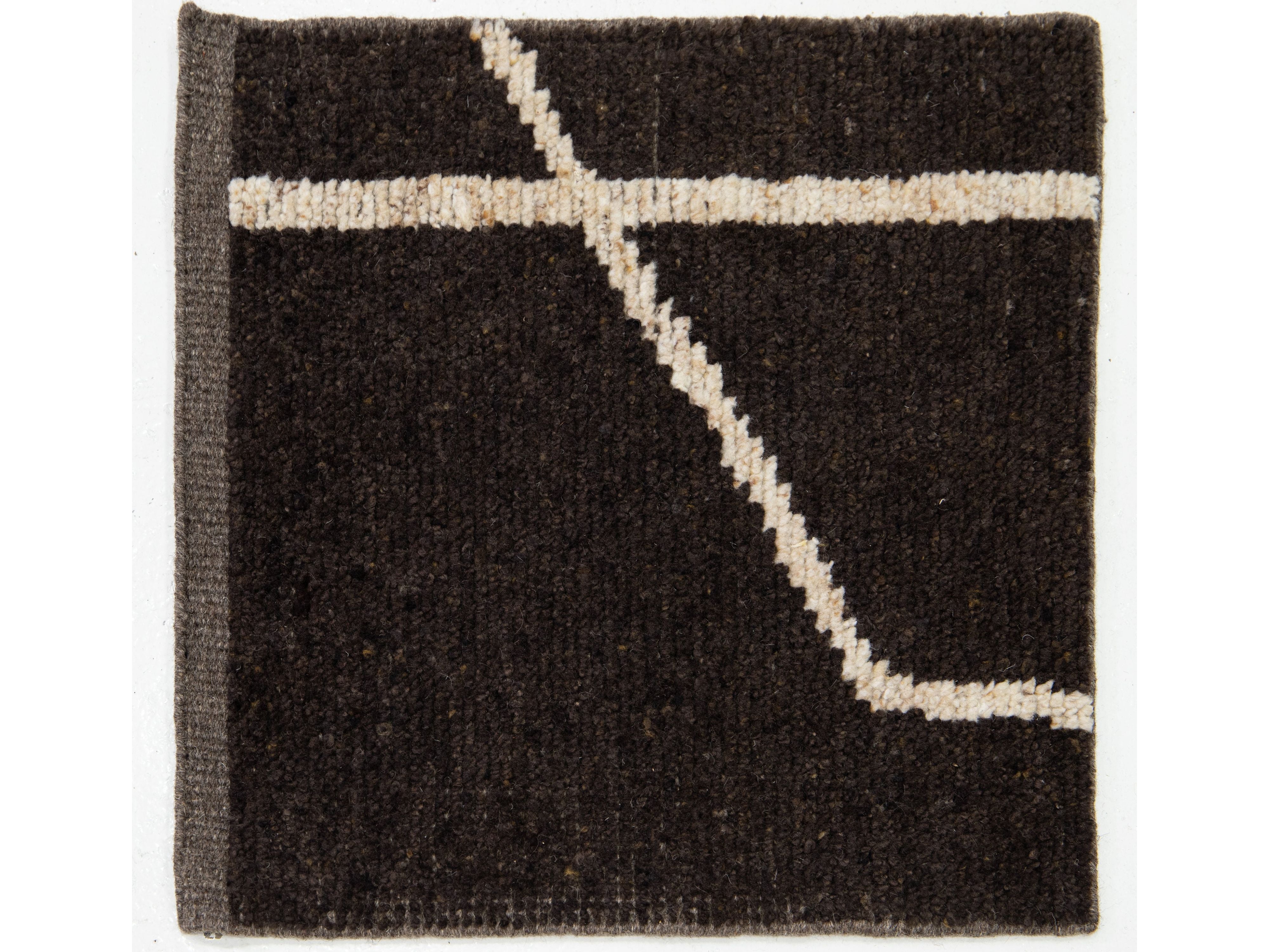 Modern Moroccan Wool Custom Rug