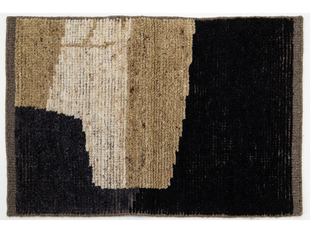 Modern Moroccan Wool Custom Rug