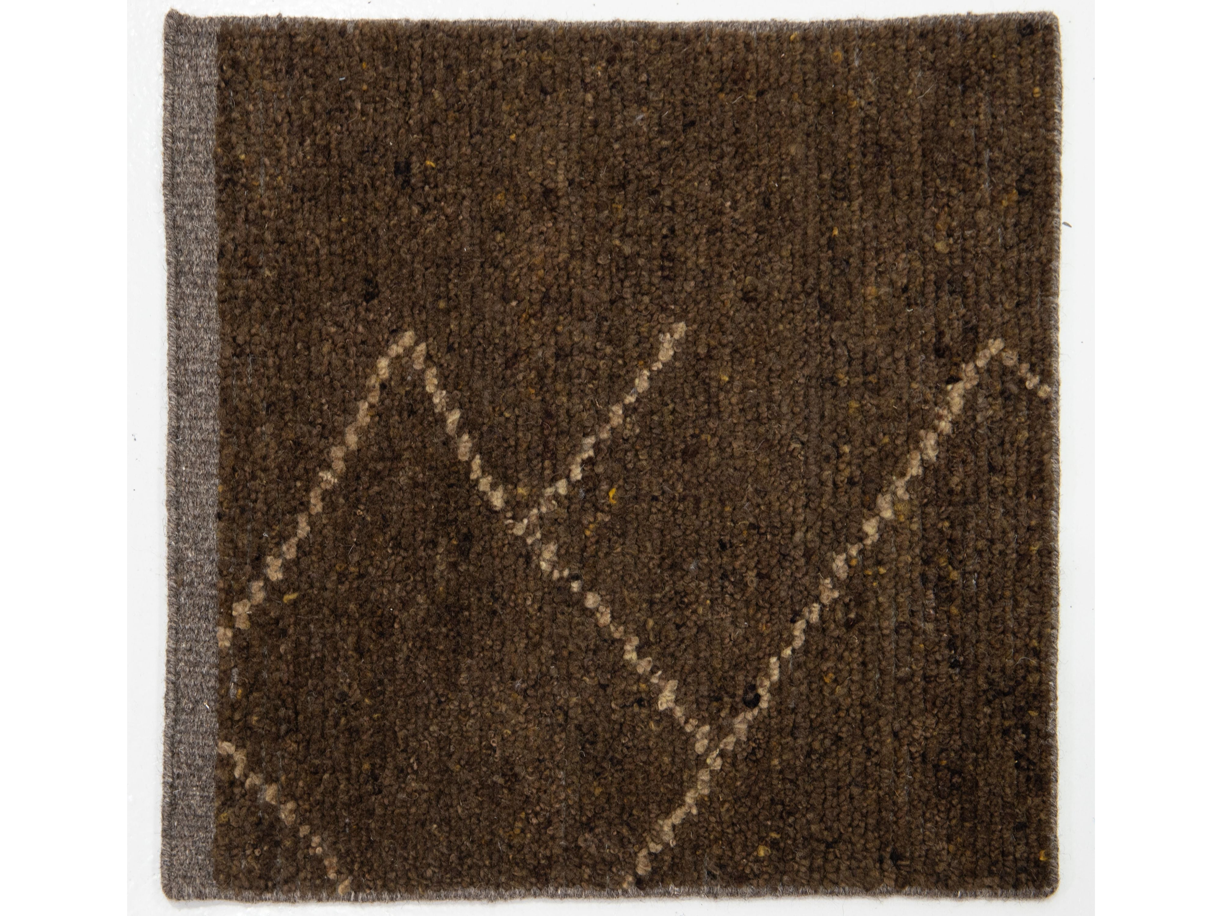 Modern Moroccan Wool Custom Rug