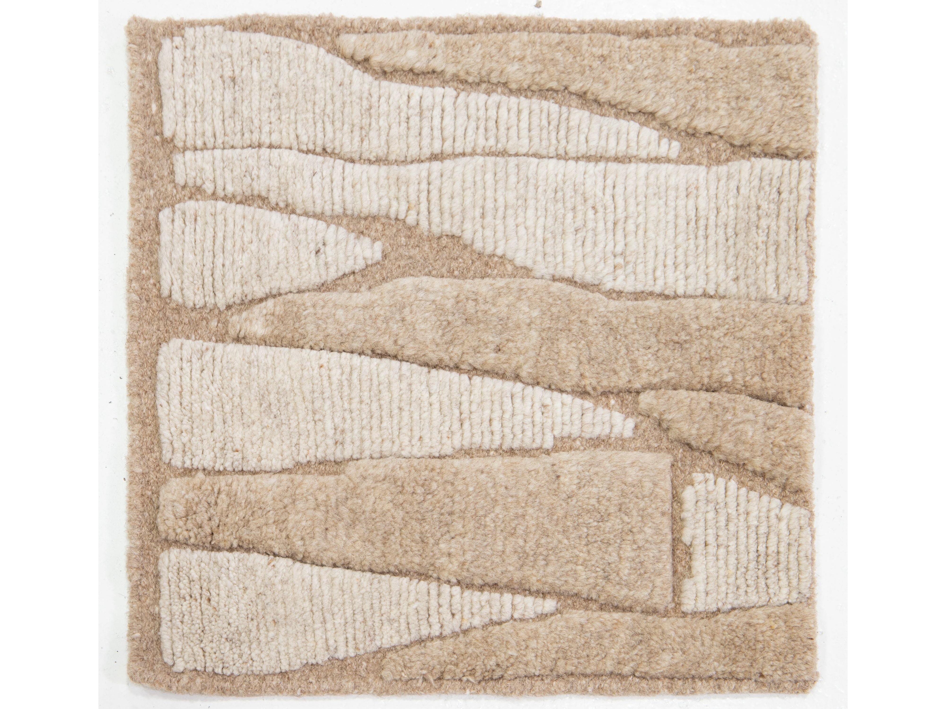 Modern Moroccan Wool Custom Rug