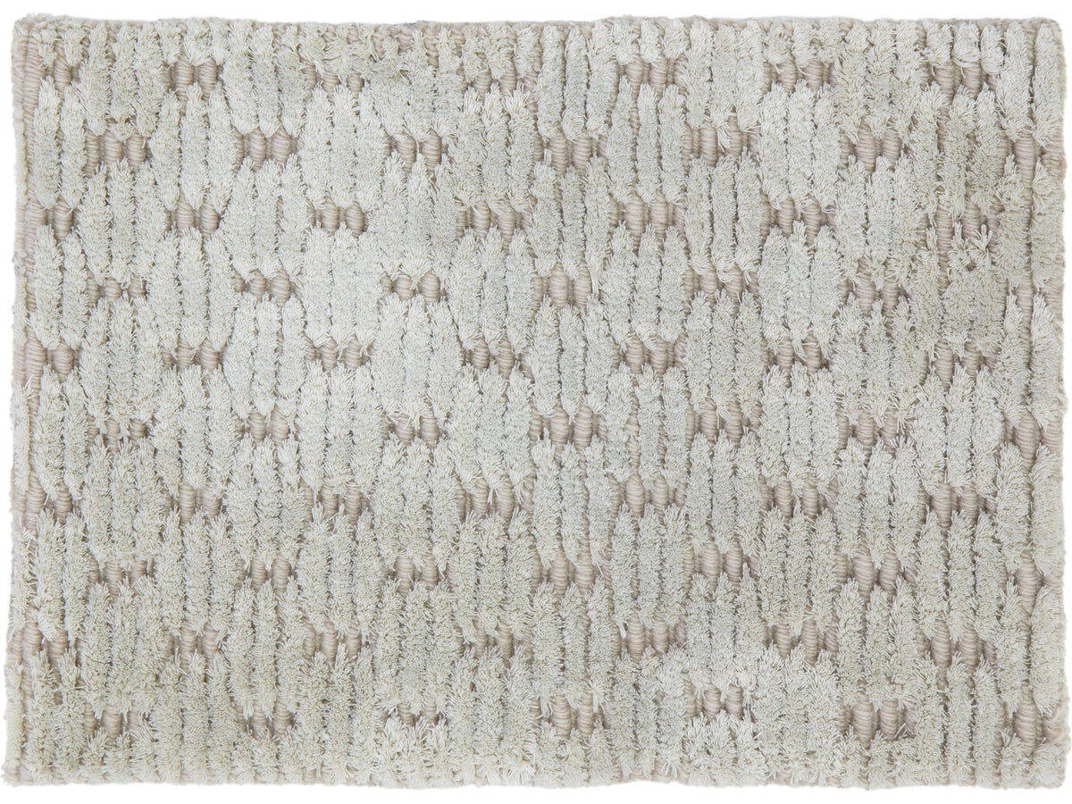 Modern Santa Cruz Broadloom Wool and Polyester Custom Rug