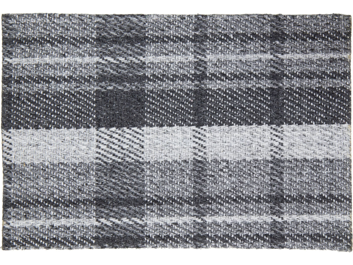 Modern Harlan Broadloom Wool and Polyester Blend Custom Rug