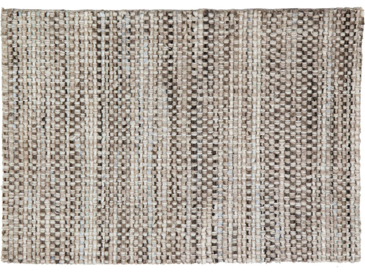Modern Havana Broadloom Wool and Polyester Accents Custom Rug