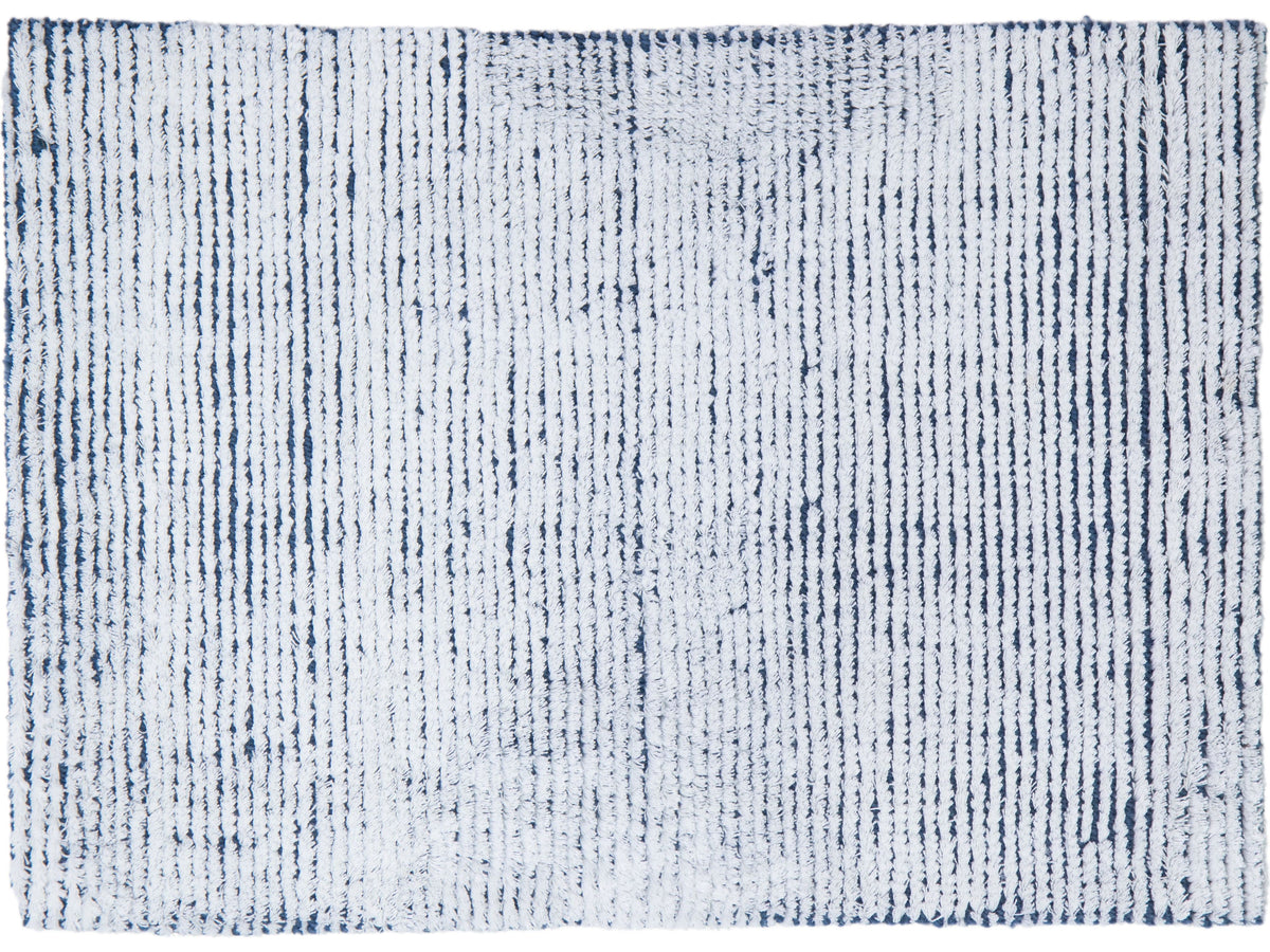Modern Malibu Broadloom Wool and Polycotton Custom Rug