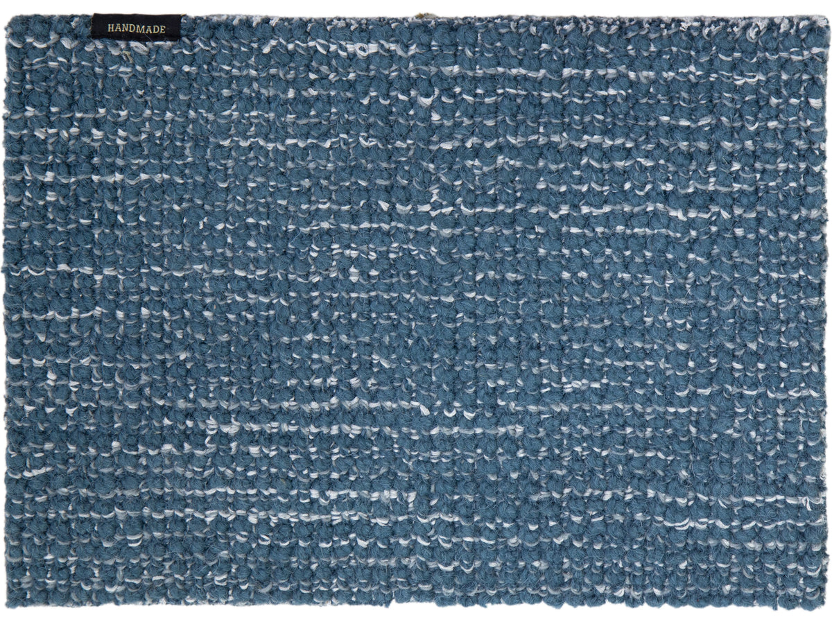 Modern Willow Broadloom Wool and Tencel Custom Rug