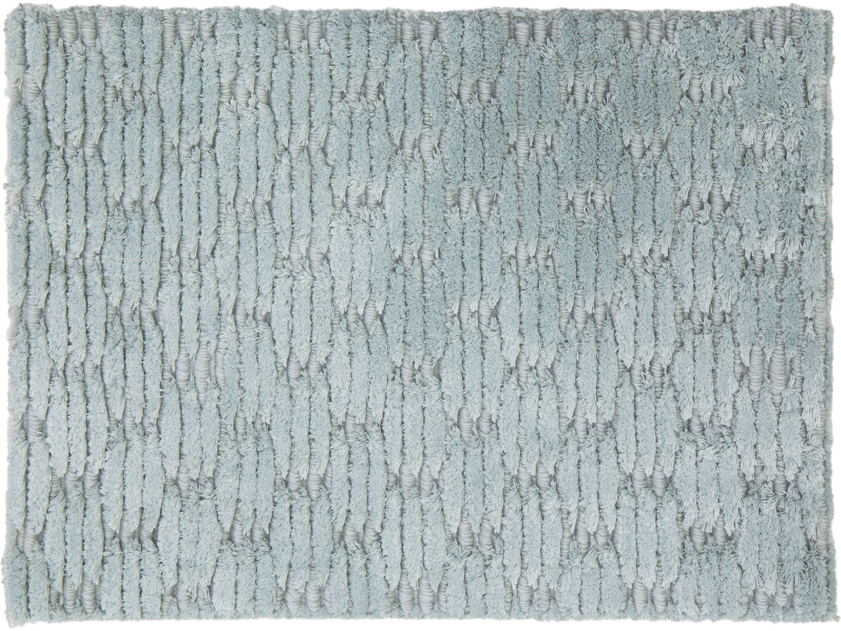 Modern Santa Cruz Broadloom Wool and Polyester Custom Rug