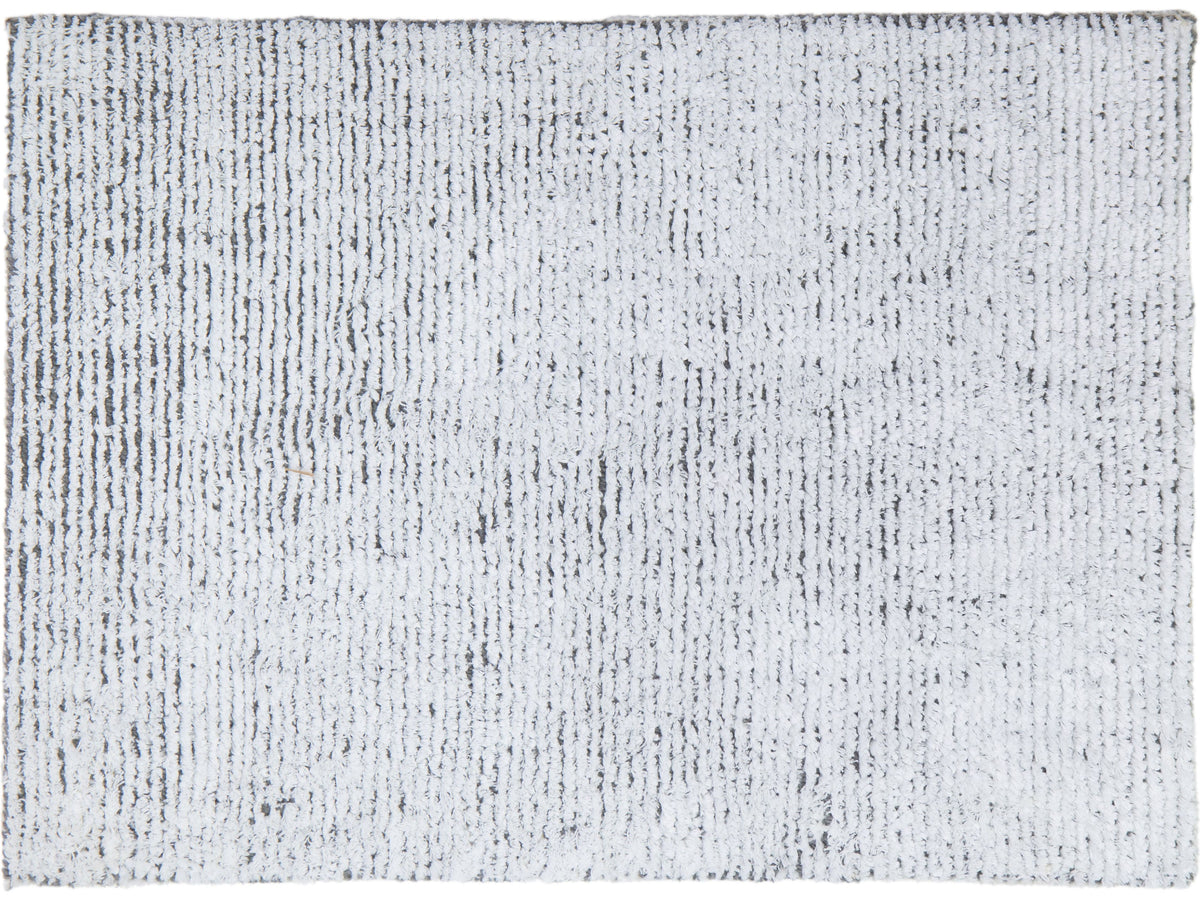 Modern Malibu Broadloom Wool and Polycotton Custom Rug