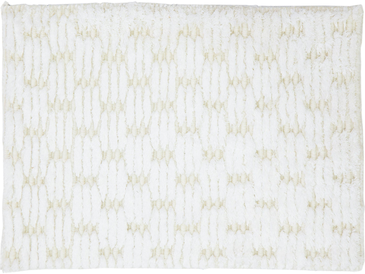 Modern Santa Cruz Broadloom Wool and Polyester Custom Rug