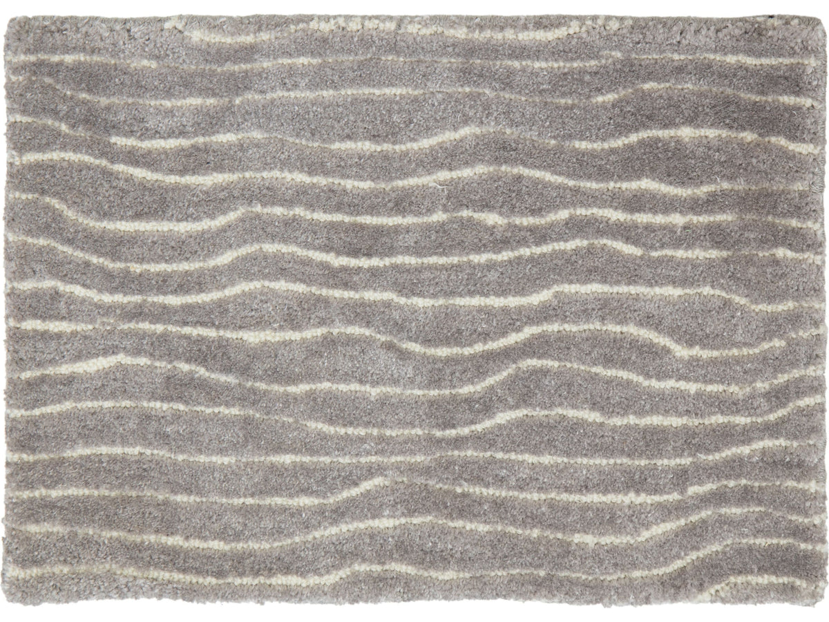 Modern Rue Broadloom Wool and Polyester Custom Rug