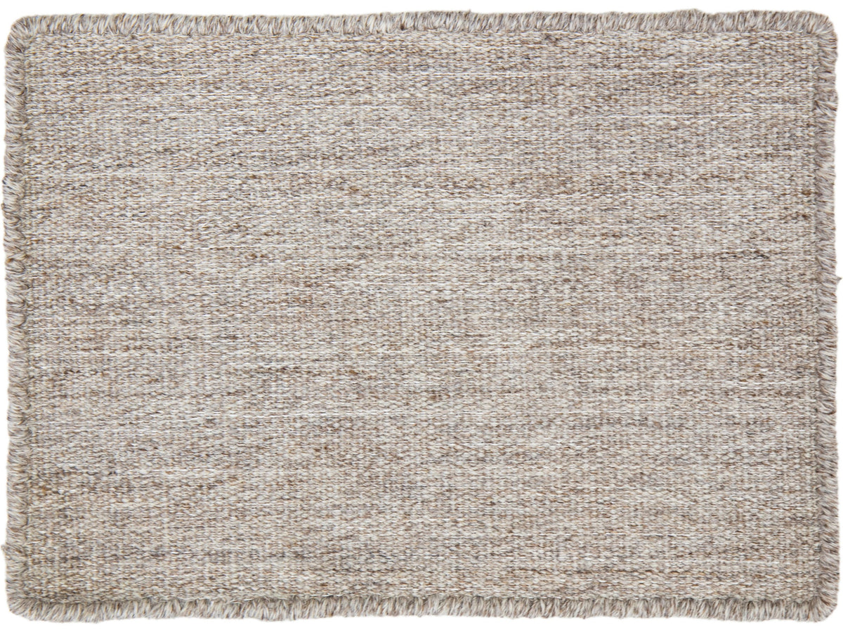 Modern Scottish Linen Broadloom Wool and Nylon Custom Rug