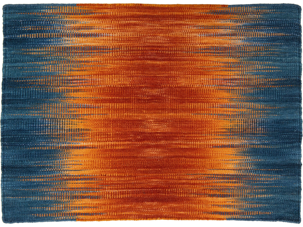 Modern Kilim Flatweave Custom Wool Rug
