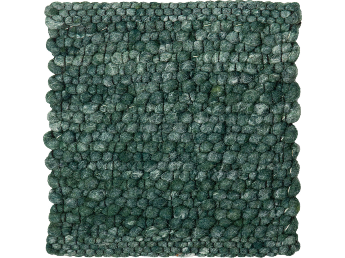 Modern Felted Viscose and Wool Custom Rug