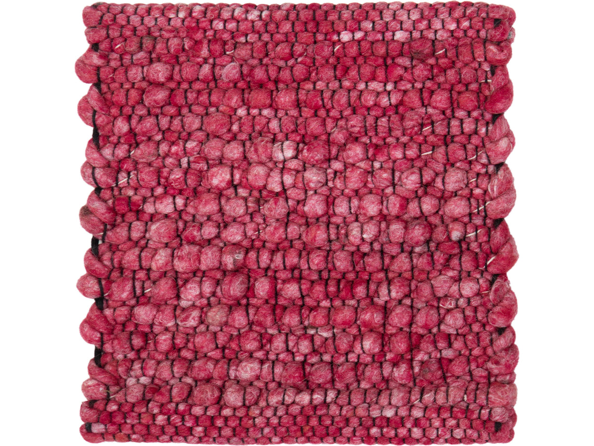 Modern Felted Viscose and Wool Custom Rug
