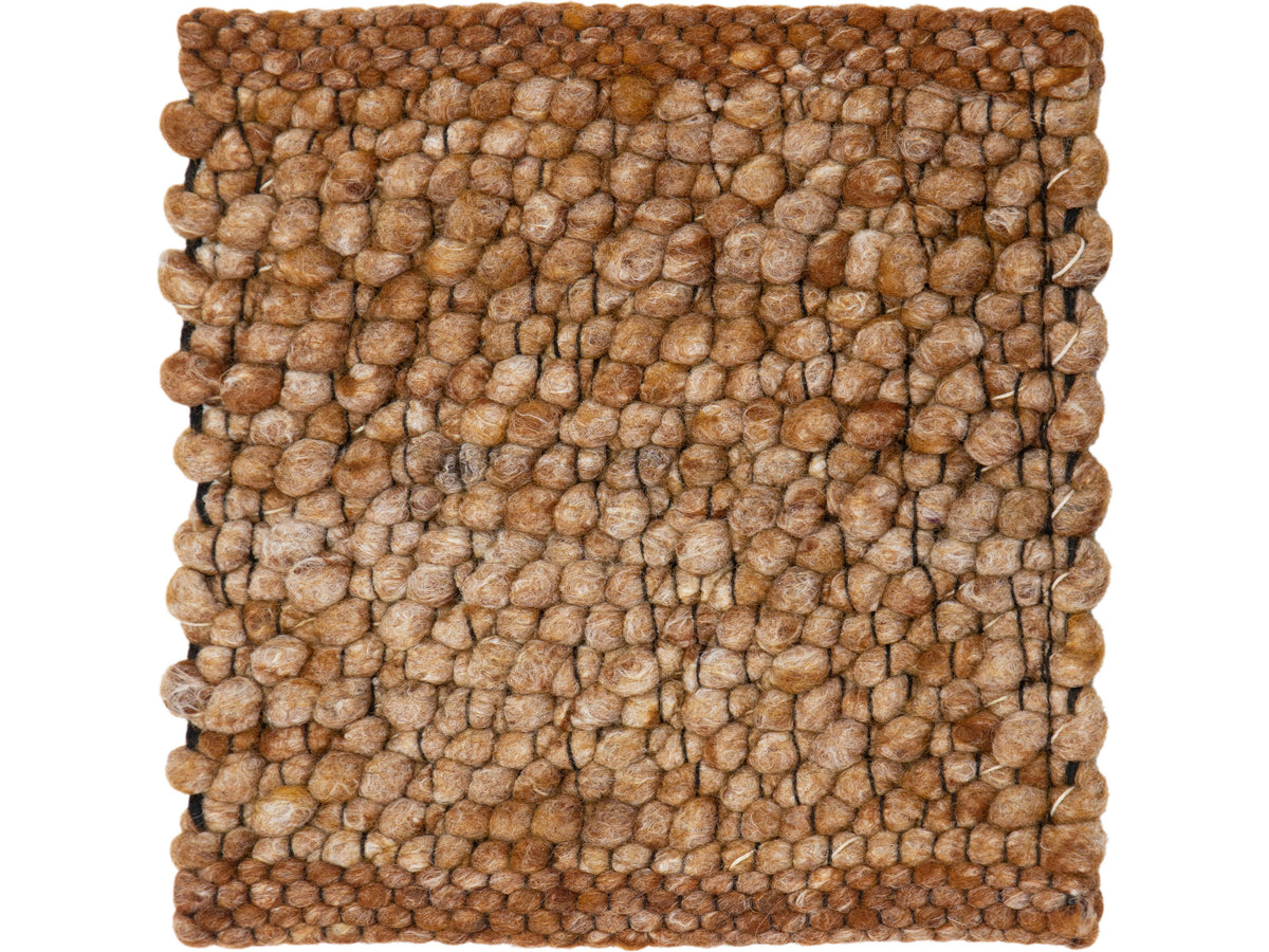 Modern Felted Viscose and Wool Custom Rug
