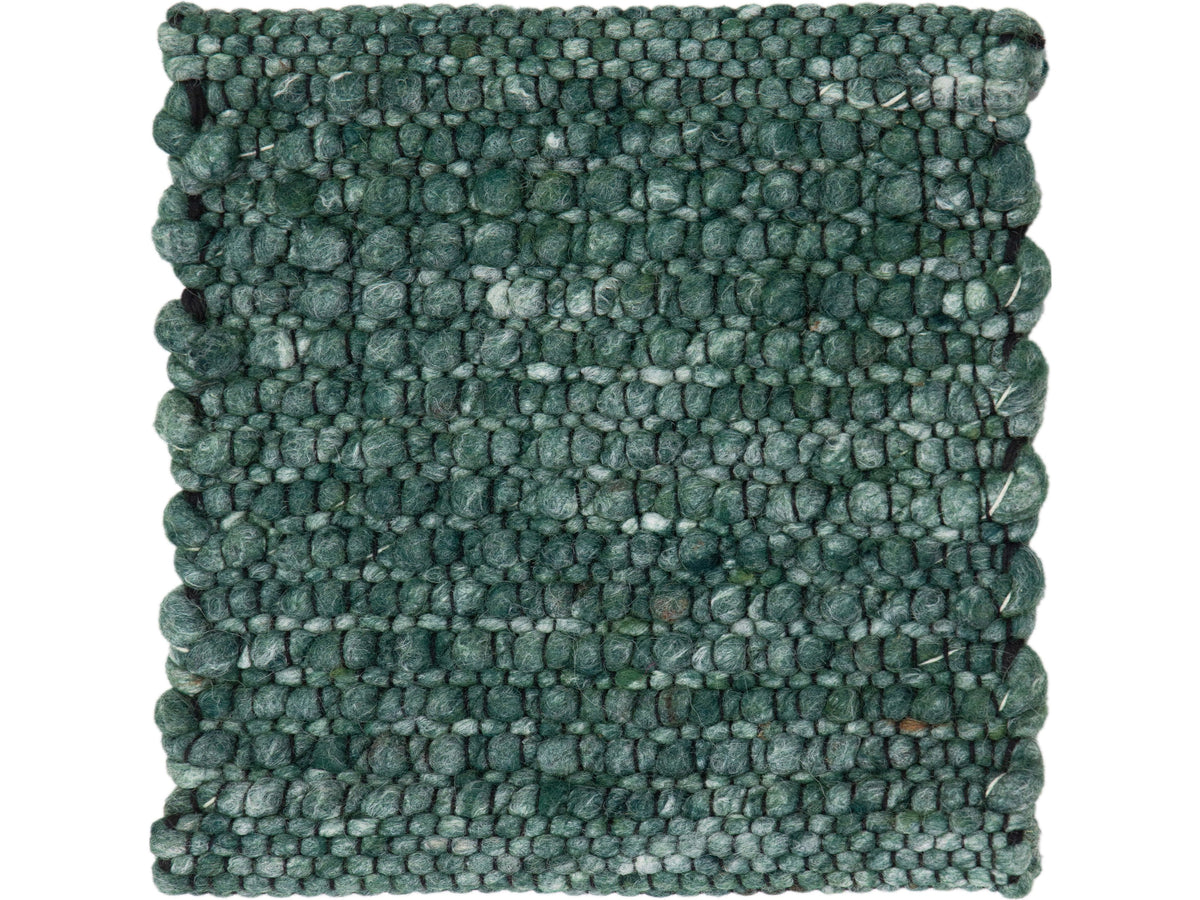 Modern Felted Viscose and Wool Custom Rug