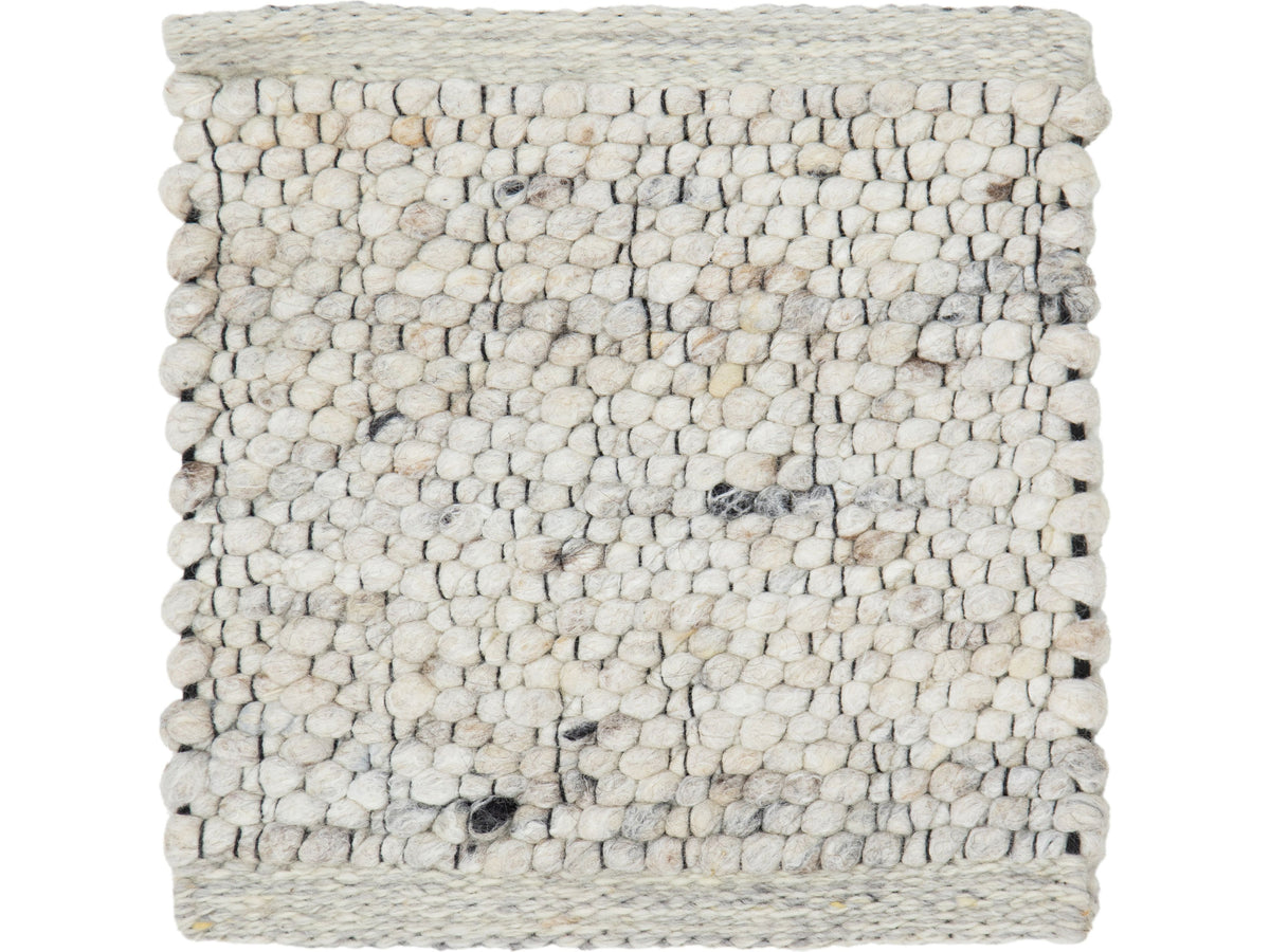 Modern Felted Viscose and Wool Custom Rug