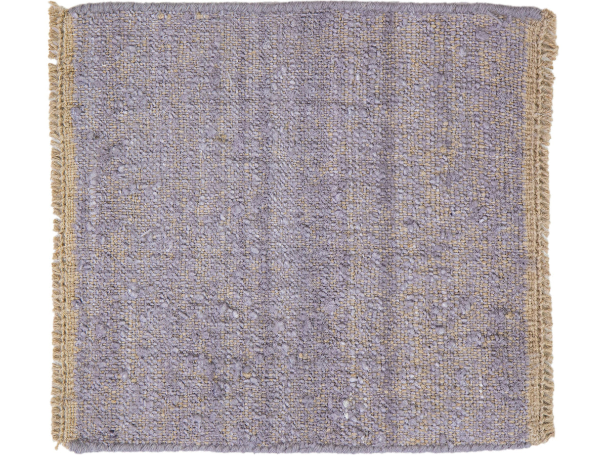 Modern Desert Collection Silk and Linen Custom Rug
