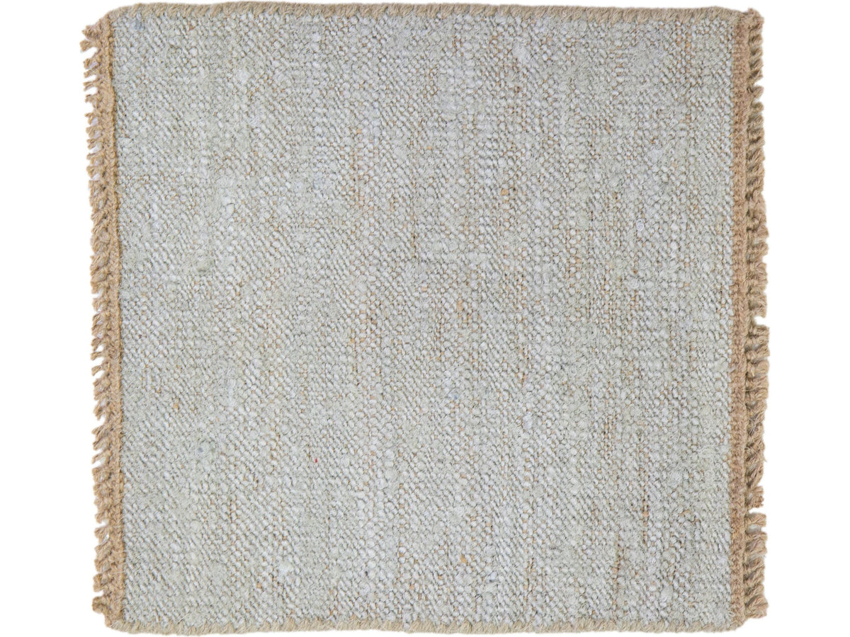 Modern Desert Collection Silk and Linen Custom Rug