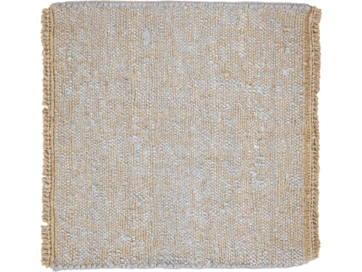 Modern Desert Collection Silk and Linen Custom Rug
