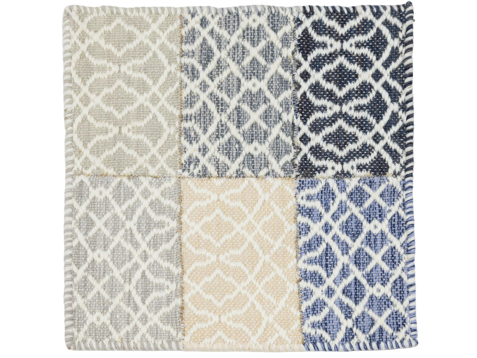 Modern Finley Flatweaves Broadloom Wool Custom Rug