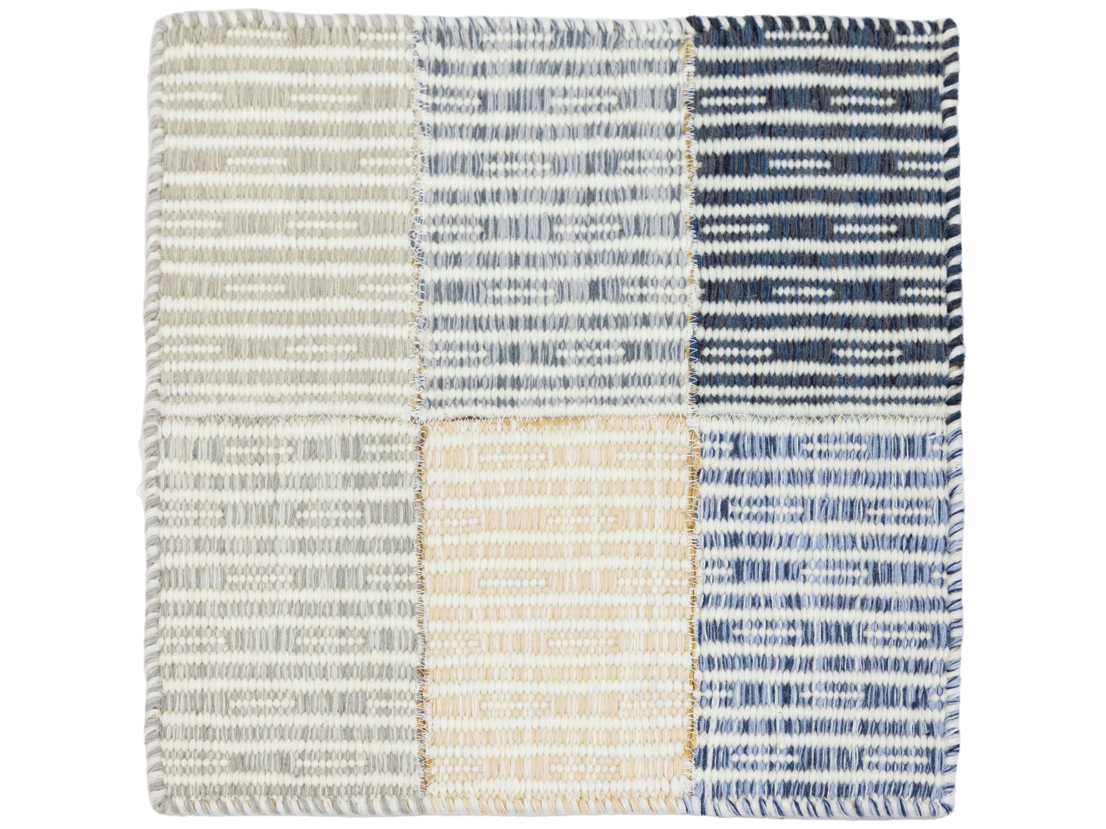 Modern Finley Flatweaves Broadloom Wool Custom Rug