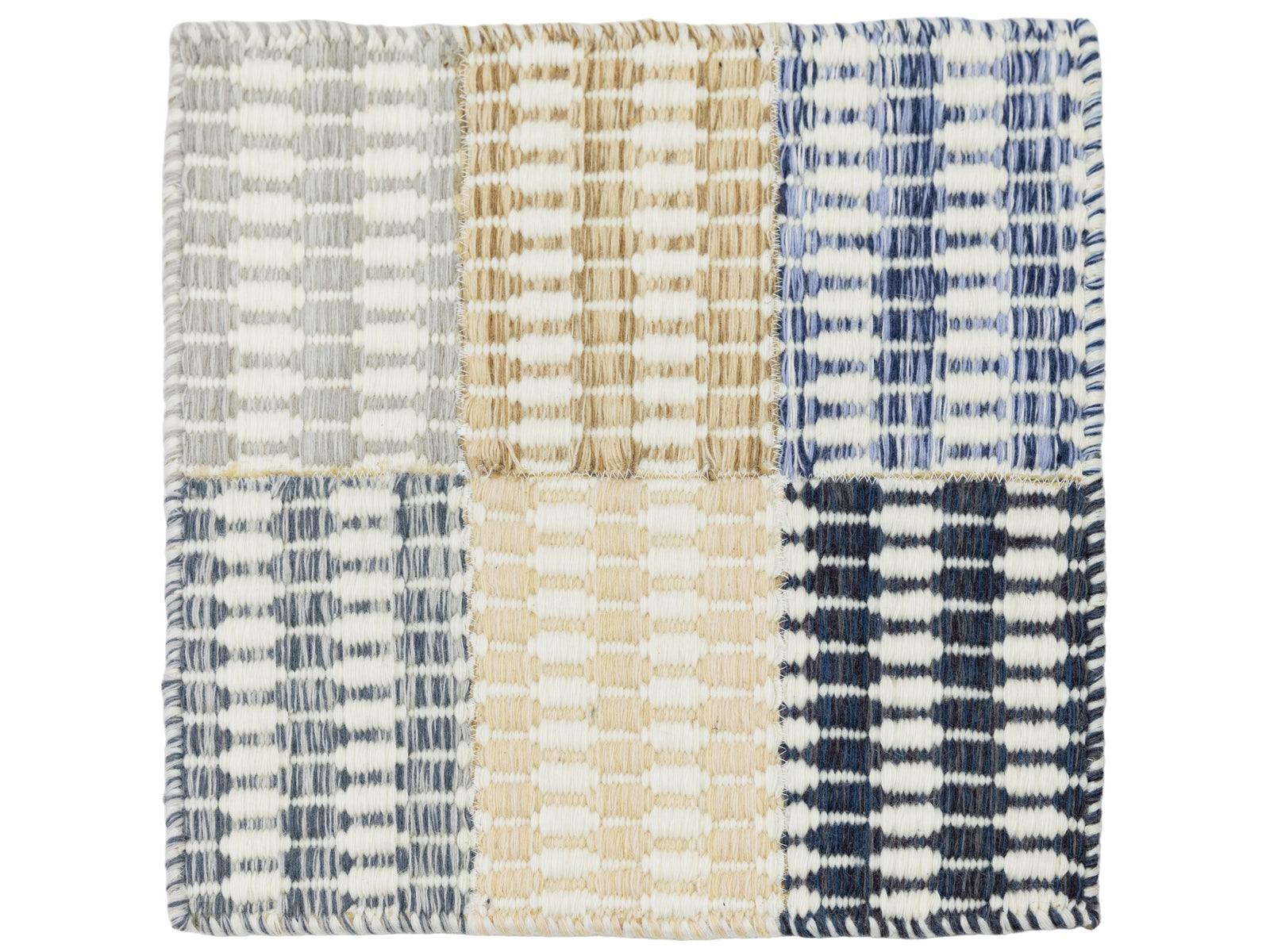 Modern Finley Flatweaves Broadloom Wool Custom Rug