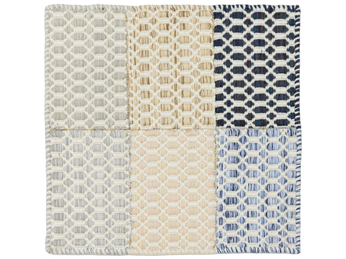 Modern Finley Flatweaves Broadloom Wool Custom Rug