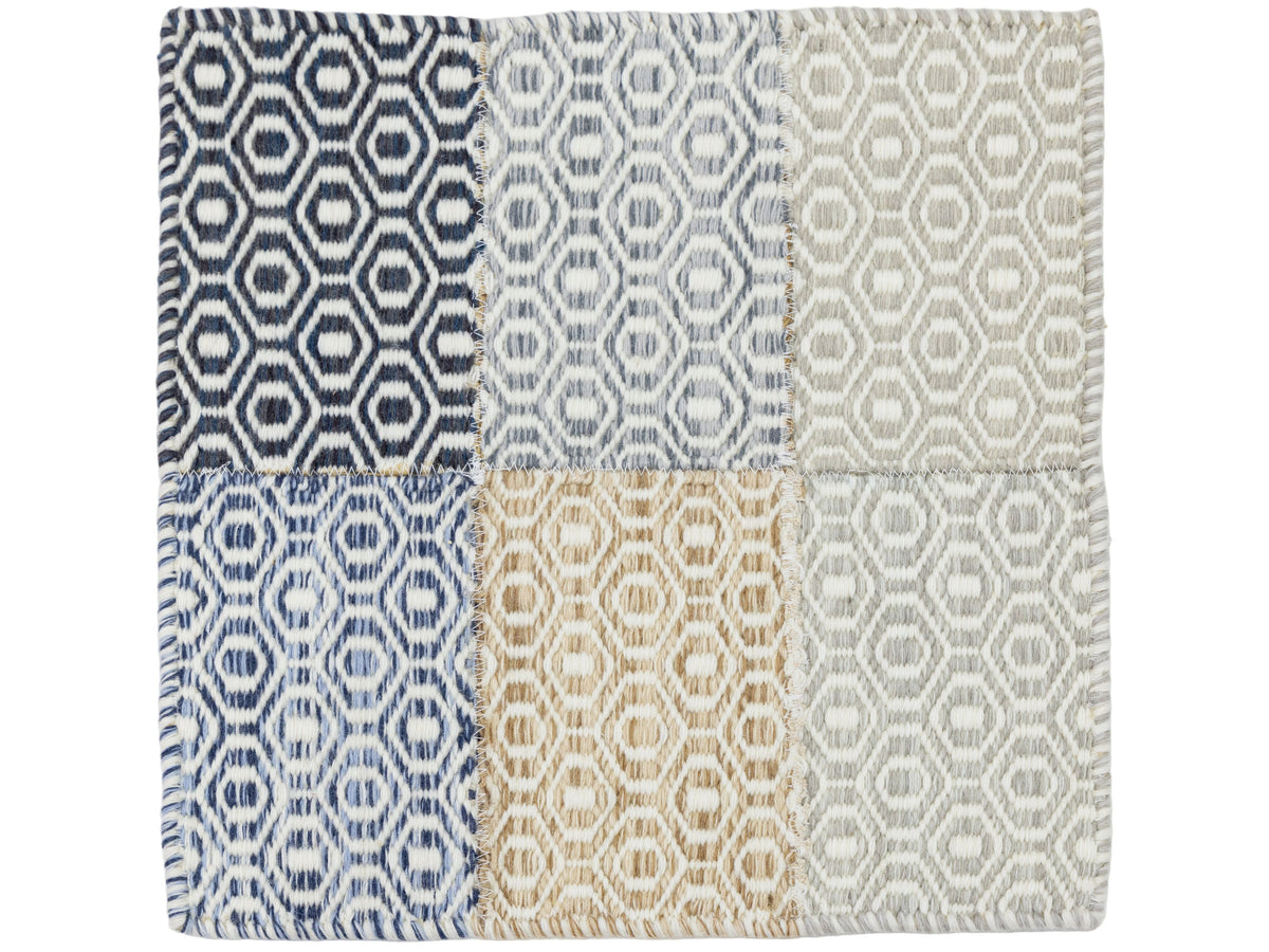 Modern Finley Flatweaves Broadloom Wool Custom Rug