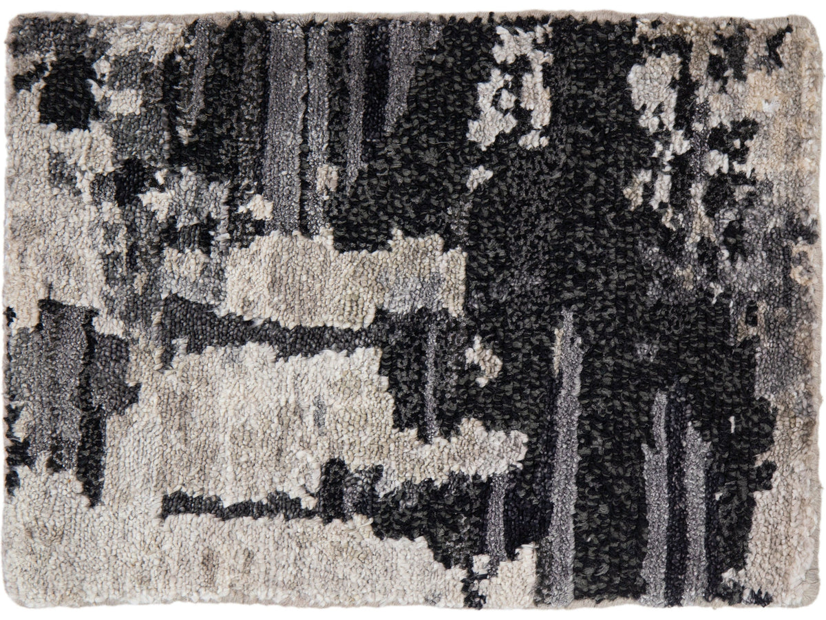 Modern Wool and Silk Custom Rug