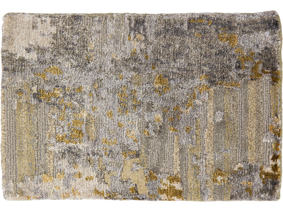 Modern Wool and Silk Custom Rug