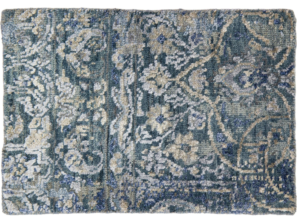 Modern Wool and Silk Custom Rug