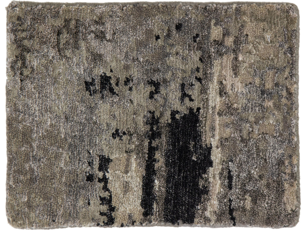 Modern Wool and Silk Custom Rug