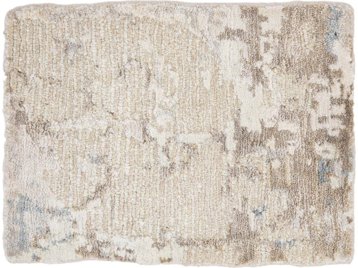 Modern Wool and Silk Custom Rug