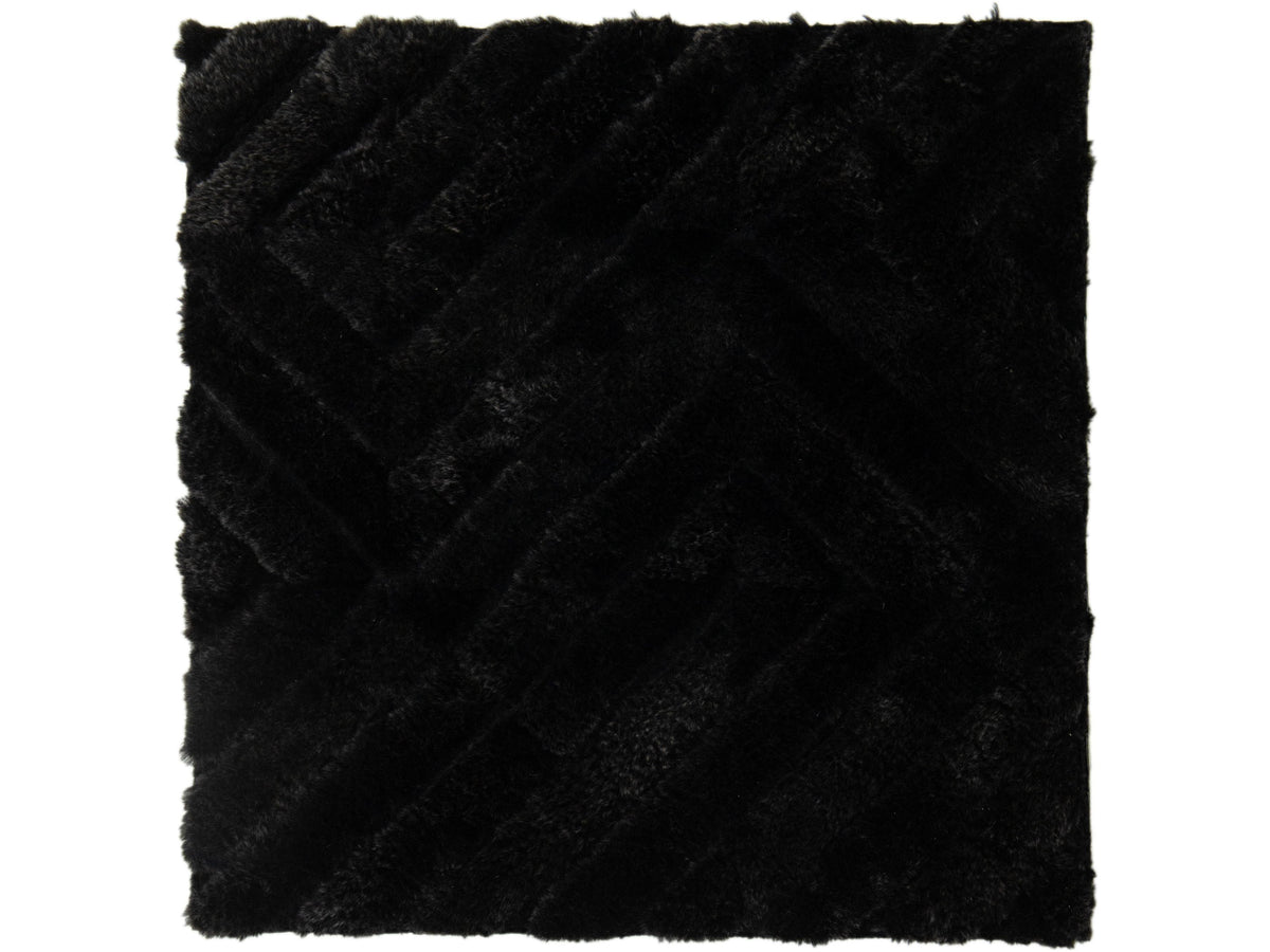 Modern Genuine Sheep Leather Custom Rug