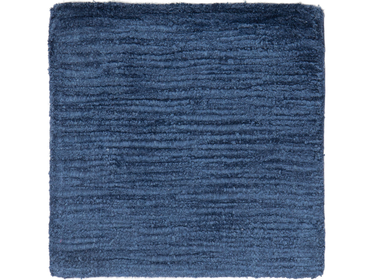 Modern Textured Silk Custom Rug