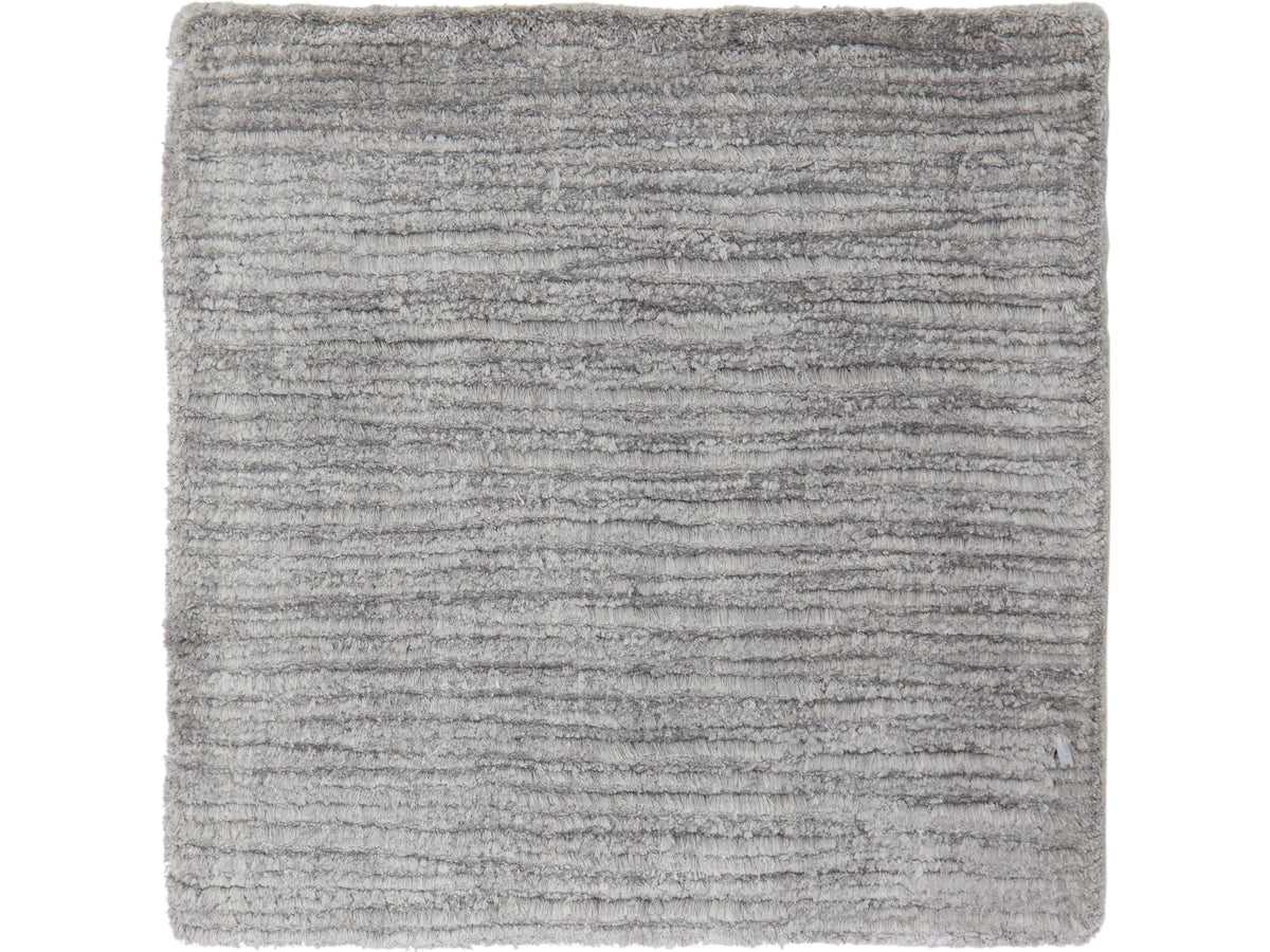 Modern Textured Silk Custom Rug