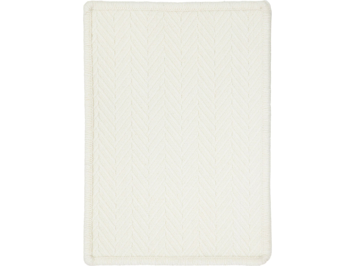 Modern Poet Chevron Broadloom Wool and Nylon Custom Rug