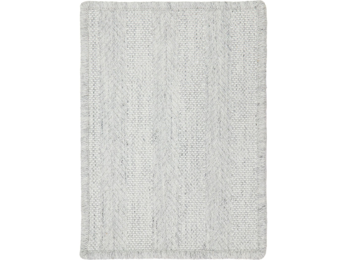 Modern Poet Stripe Broadloom Wool and Nylon Custom Rug