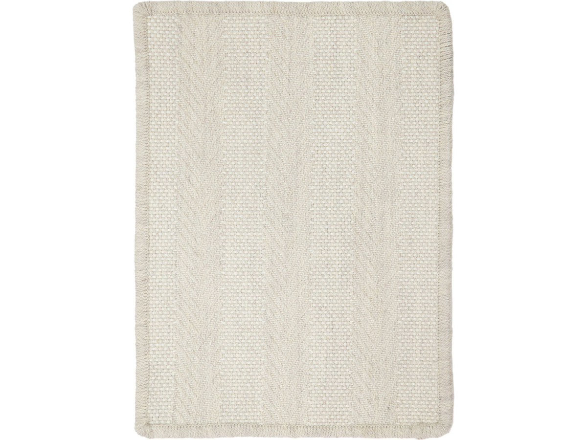 Modern Poet Stripe Broadloom Wool and Nylon Custom Rug