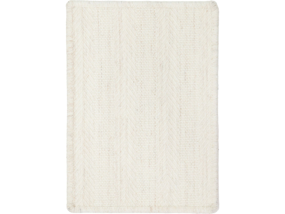 Modern Poet Stripe Broadloom Wool and Nylon Custom Rug