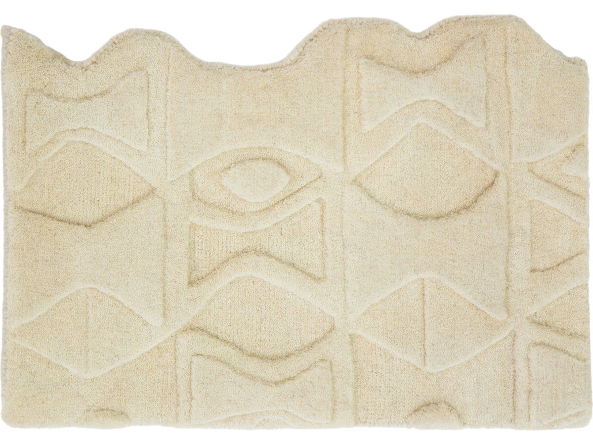 Modern Bamako Pastel Collection Wool Custom Rug