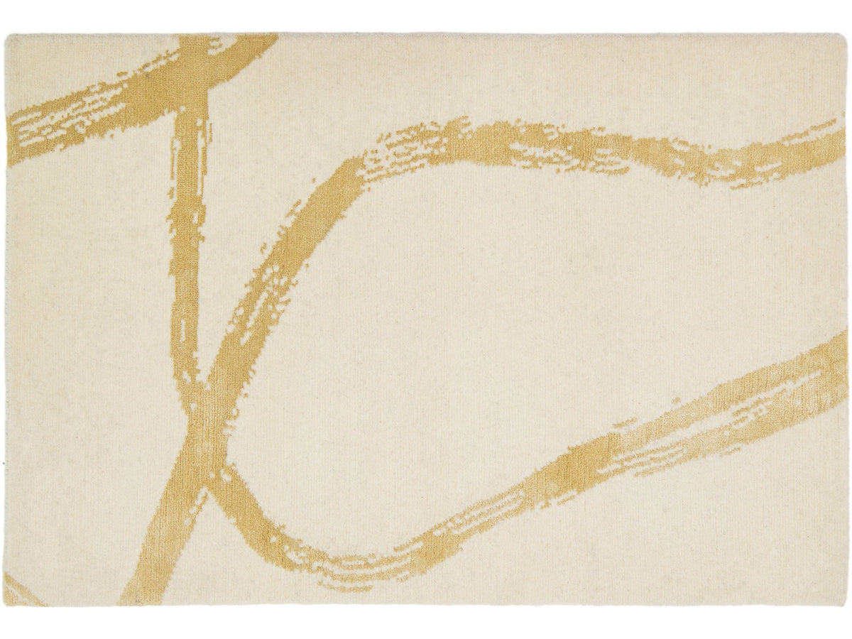 Modern Wool and Silk Custom Rug