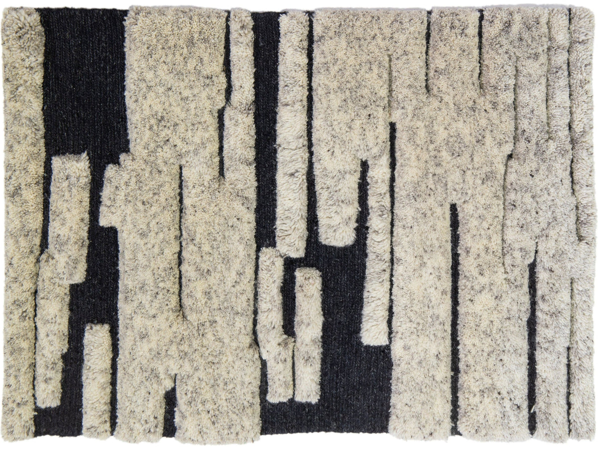 Modern Moroccan Wool Custom Rug