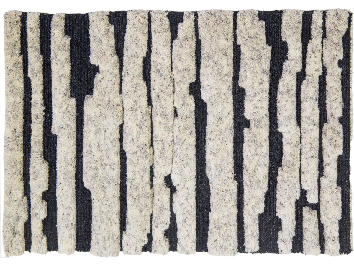 Modern Moroccan Wool Custom Rug