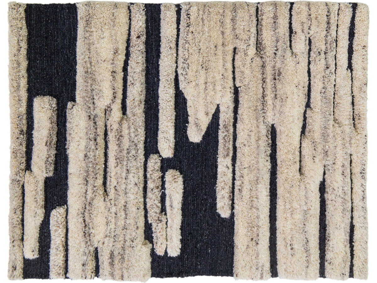 Modern Moroccan Wool Custom Rug